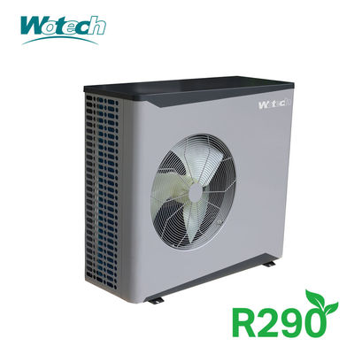 Beli Wotech 220V 15kw Air To Water Heat Pump Monoblock R290 A / A Euro Standard DHW Heat Pump pembuatan online
