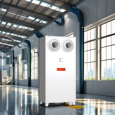 Air Air Evaporative Cooling Heat Pump Semi Open Untuk Hotel Garasi Dan Stasiun Hall