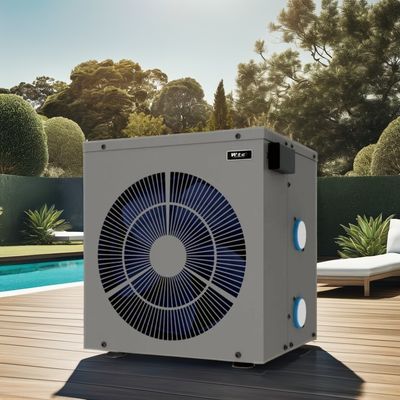 56dB A Tingkat Suara 3KW 50Hz R32 Mini Kolam Renang Panas Pompa Inverter Pemanas Air
