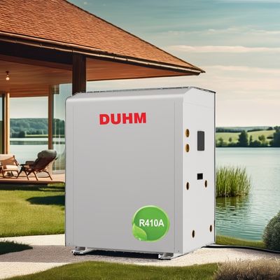 R410A Adaptif 31kW Sumber Bumi Dan Sumber Air Pump Panas Untuk Kontrol Rumah Tangga