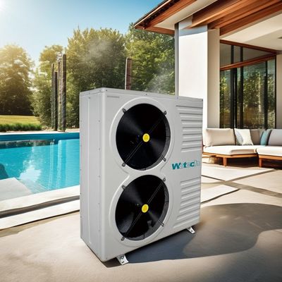 26KW Wotech On/Off Air To Water Heat Pump R32 Pendingin Untuk Berenang