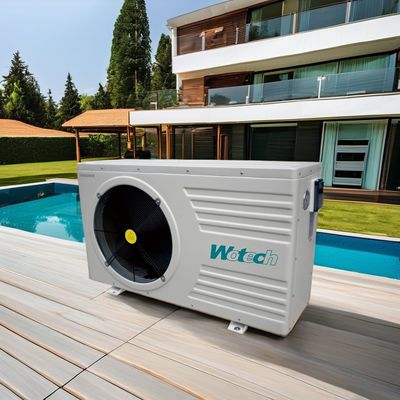 Mini kolam renang spa listrik Pump panas On / Off dengan Metal Housing Air Source 9.5KW R32 220V
