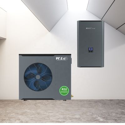 Air Source Heat Pump Split R32 A+++/A++ Euro Standard untuk pemanasan rumah tangga dan fungsi DHW