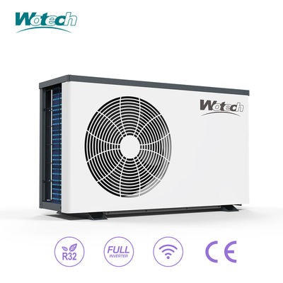Kolam renang 12kw Pompa Panas R32 Inverter penuh Untuk arus air domestik 4-6m3/H