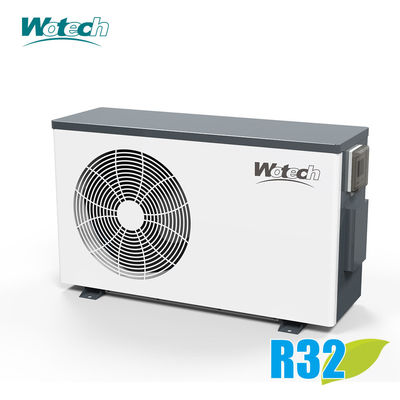 Pompa Panas Kolam R32 10kw dengan arus air tinggi dan teknologi Inverter DC