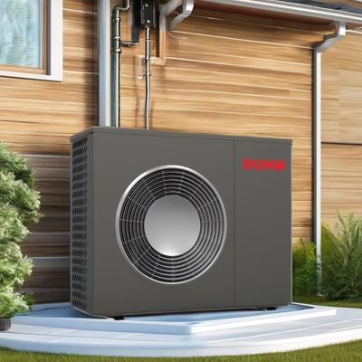 16 kW R290 EVI Air Source Heat Pump untuk Rumah Tangga Hotel Powder Coated Galvanized Steel