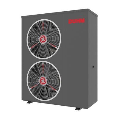 220v 20kw R290 Inverter Air To Water Heat Pump Dengan Powder Coated Galvanized Steel Housing