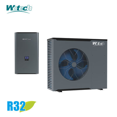 Split Electric Air To Water 14kw Air Source Heat Pump Untuk Pemanasan Rumah Tangga Hotel Desain kompak