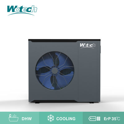 R32 Air Source Heat Pump Untuk Pemanasan Pendinginan Dan DHW Galvanized Steel 14kw Monoblock