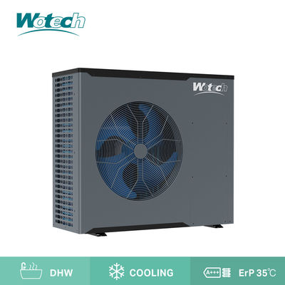 Standing 14kW DC Inverter Suhu Monoblock Pump Panas R32 Panas Pump Air Untuk Air