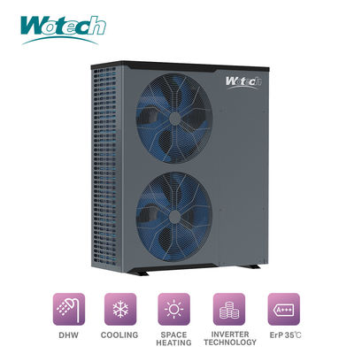 22kw R32 Air To Liquid Heat Pump Tiga Fase Inverter Monoblock Heat Pump Untuk Pemanasan