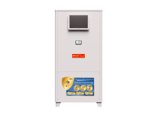 220V 60Hz 3 Phase Industrial Ducted Floor Standing Water Cooler dengan Outlet Udara Depan