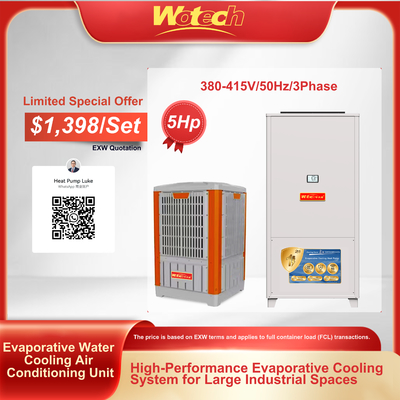 Penawaran Khusus untuk Set AC Pendingin Air Evaporatif dengan Saluran Atas Dalam Ruangan dengan Luar Ruangan Plastik